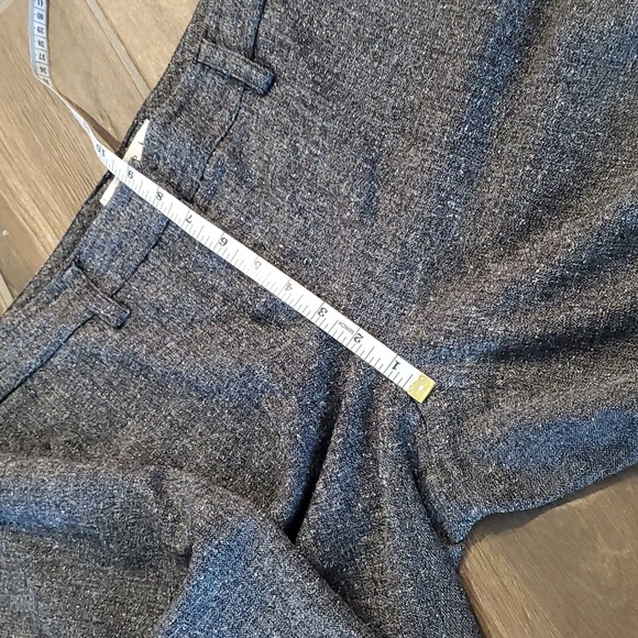 CABi Speckled Tweed Wide Leg Trouser Pants Women Size 6 - Picture 10 of 12